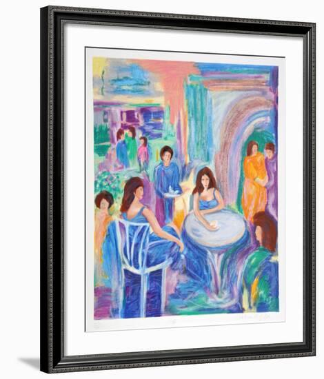 Cafe-William Creighton-Framed Collectable Print