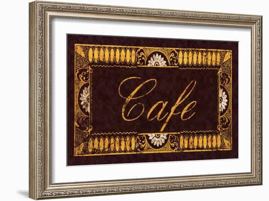 Cafe-Catherine Jones-Framed Art Print