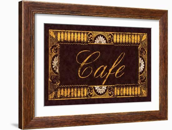 Cafe-Catherine Jones-Framed Art Print