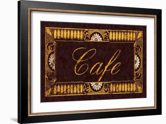 Cafe-Catherine Jones-Framed Art Print