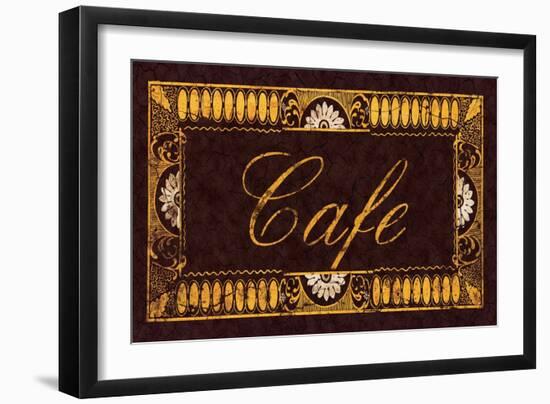 Cafe-Catherine Jones-Framed Art Print