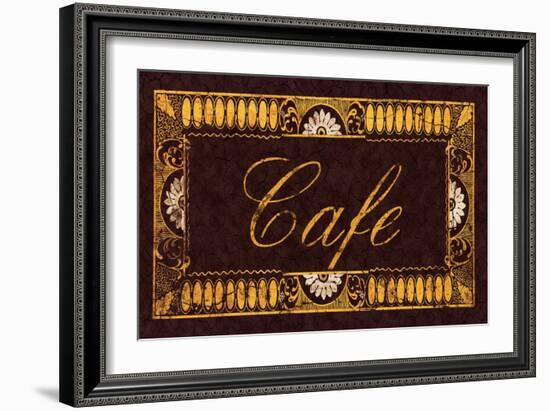 Cafe-Catherine Jones-Framed Art Print