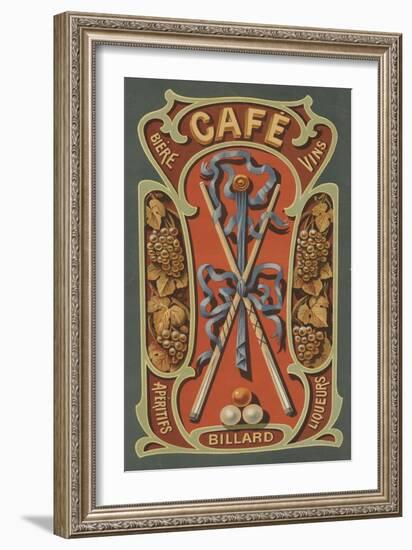 Café-null-Framed Giclee Print