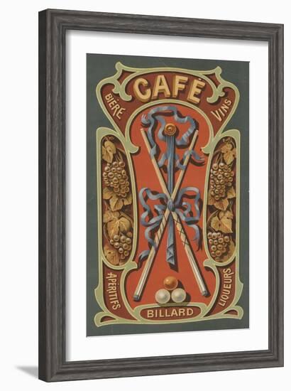 Café-null-Framed Giclee Print