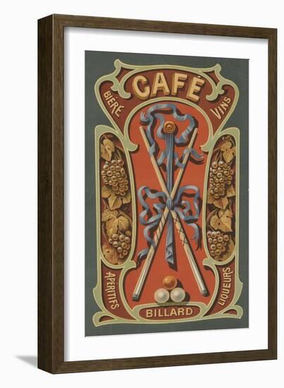 Café-null-Framed Giclee Print