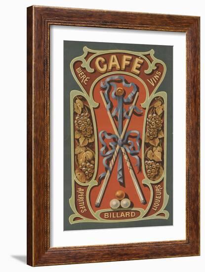 Café-null-Framed Giclee Print