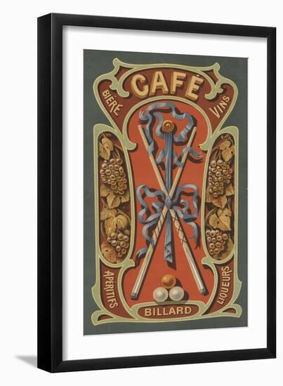 Café-null-Framed Giclee Print