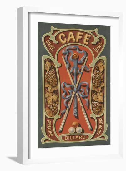 Café-null-Framed Giclee Print