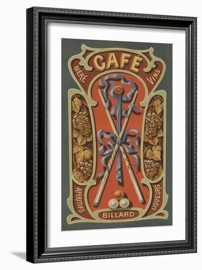 Café-null-Framed Giclee Print