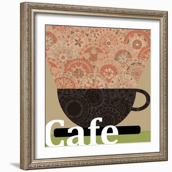 Cafe-Teofilo Olivieri-Framed Giclee Print