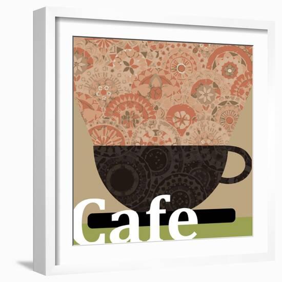 Cafe-Teofilo Olivieri-Framed Giclee Print