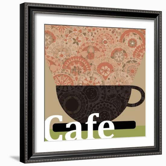 Cafe-Teofilo Olivieri-Framed Giclee Print