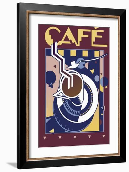 Café-David Chestnutt-Framed Giclee Print