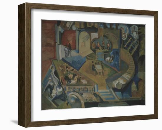 Café-Georgi Bogdanovich Yakulov-Framed Giclee Print