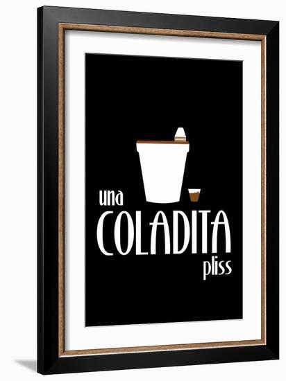 Cafecito 2 Annimo-null-Framed Art Print