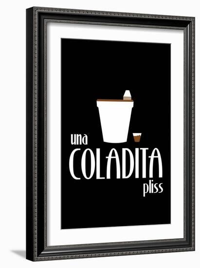 Cafecito 2 Annimo-null-Framed Art Print