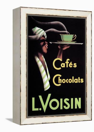 Cafes Chocolats L. Voisin-Noel Saunier-Framed Stretched Canvas