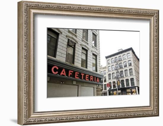 Cafeteria-Erin Clark-Framed Art Print