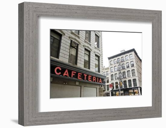 Cafeteria-Erin Clark-Framed Art Print