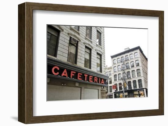 Cafeteria-Erin Clark-Framed Art Print