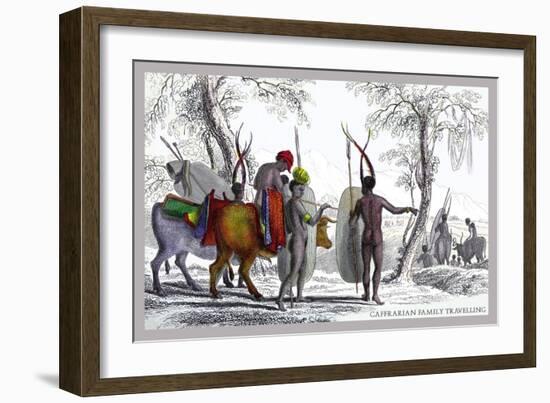 Caffarian Family Travelling-John Stewart-Framed Art Print