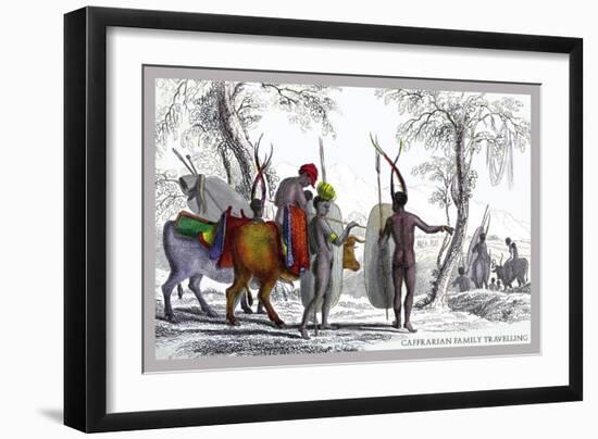 Caffarian Family Travelling-John Stewart-Framed Art Print