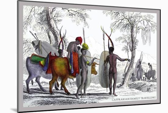 Caffarian Family Travelling-John Stewart-Mounted Art Print