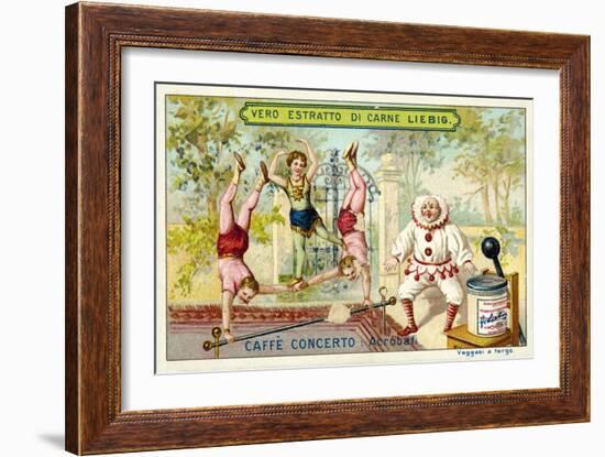 Caffe-Concerto: Acrobats-null-Framed Giclee Print