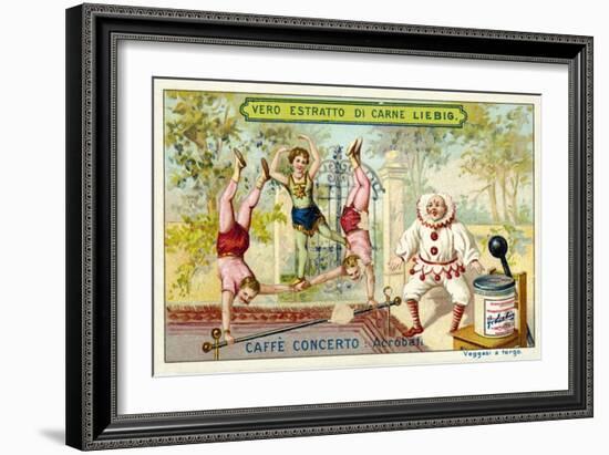 Caffe-Concerto: Acrobats-null-Framed Giclee Print