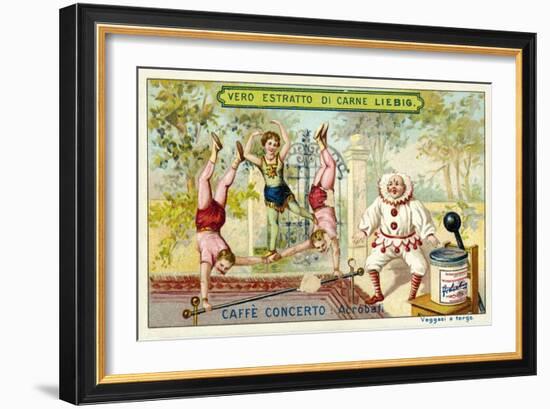 Caffe-Concerto: Acrobats-null-Framed Giclee Print