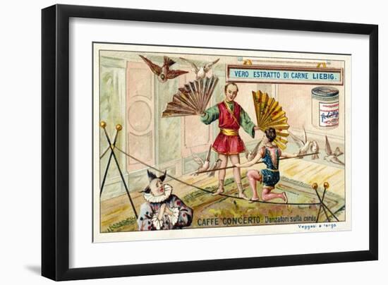 Caffe-Concerto: Tightrope Dancers-null-Framed Giclee Print