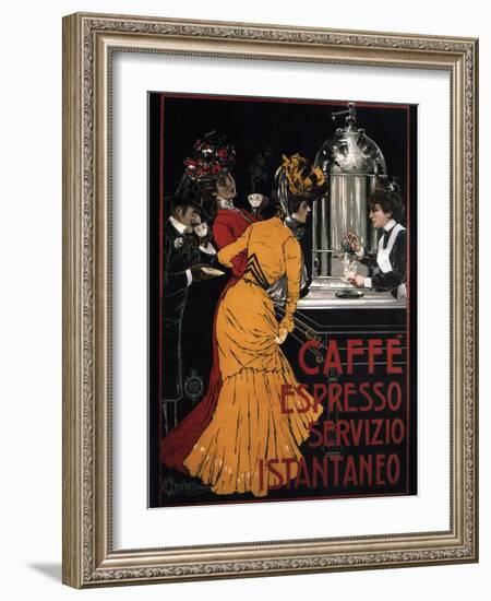 Caffe Espresso Servizio Istantaneo-V Ceccanti-Framed Art Print