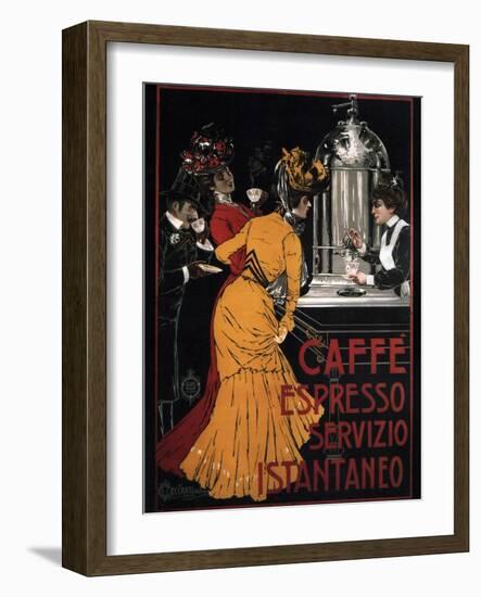 Caffe Espresso Servizio Istantaneo-V Ceccanti-Framed Art Print