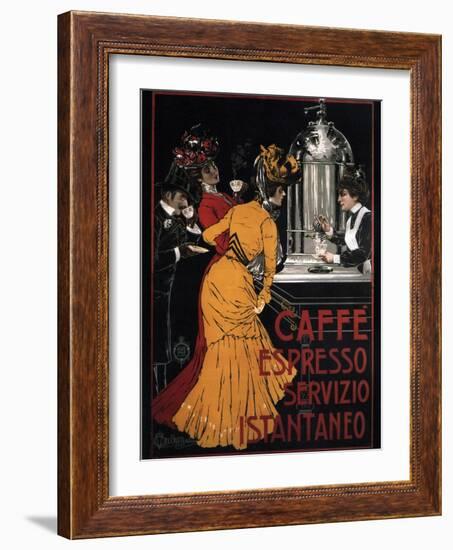 Caffe Espresso Servizio Istantaneo-V Ceccanti-Framed Art Print