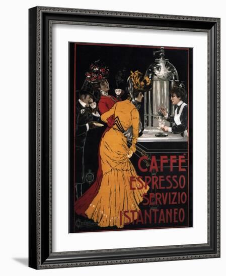 Caffe Espresso Servizio Istantaneo-V Ceccanti-Framed Art Print