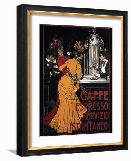 Caffe Espresso Servizio Istantaneo-V Ceccanti-Framed Art Print