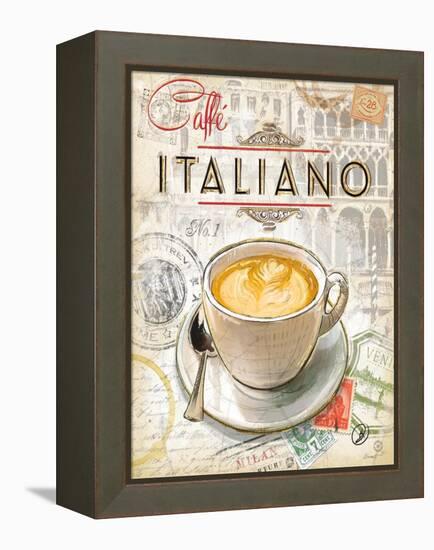 Caffe Italiano-Chad Barrett-Framed Stretched Canvas