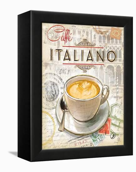 Caffe Italiano-Chad Barrett-Framed Stretched Canvas