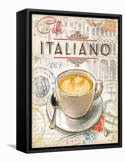 Caffe Italiano-Chad Barrett-Framed Stretched Canvas