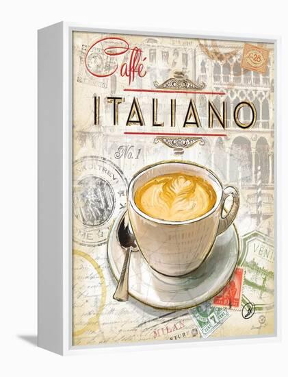 Caffe Italiano-Chad Barrett-Framed Stretched Canvas