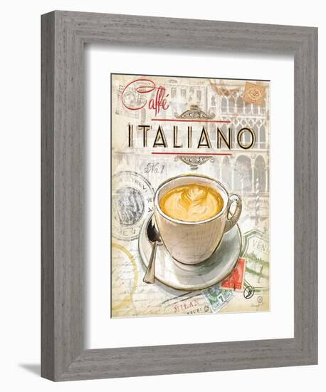 Caffe Italiano-Chad Barrett-Framed Premium Giclee Print