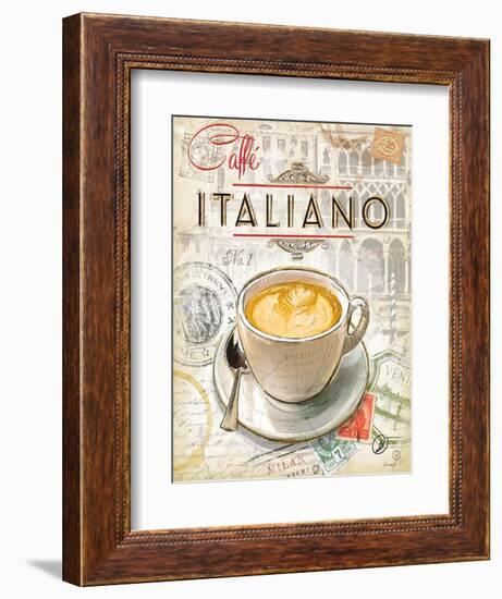 Caffe Italiano-Chad Barrett-Framed Art Print