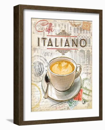 Caffe Italiano-Chad Barrett-Framed Art Print