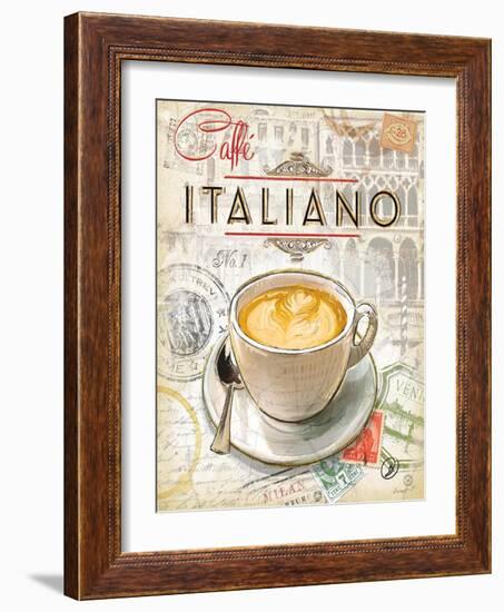 Caffe Italiano-Chad Barrett-Framed Art Print