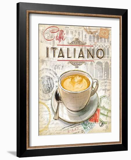 Caffe Italiano-Chad Barrett-Framed Art Print