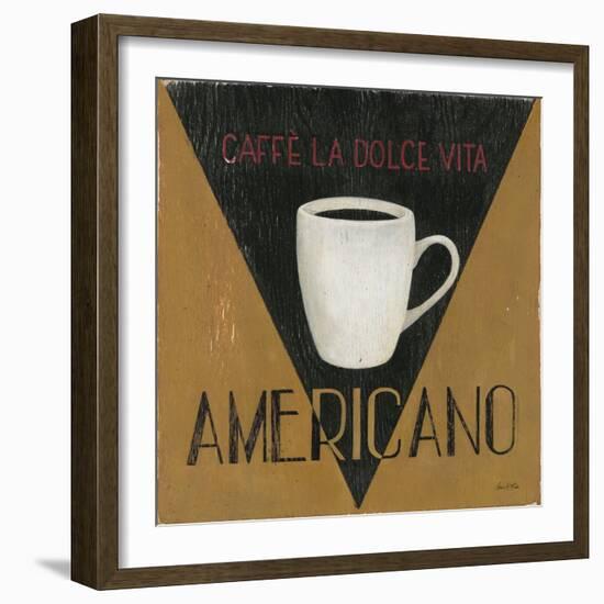 Caffe La Dolce Vita Americano-Arnie Fisk-Framed Art Print