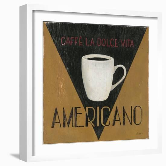 Caffe La Dolce Vita Americano-Arnie Fisk-Framed Art Print