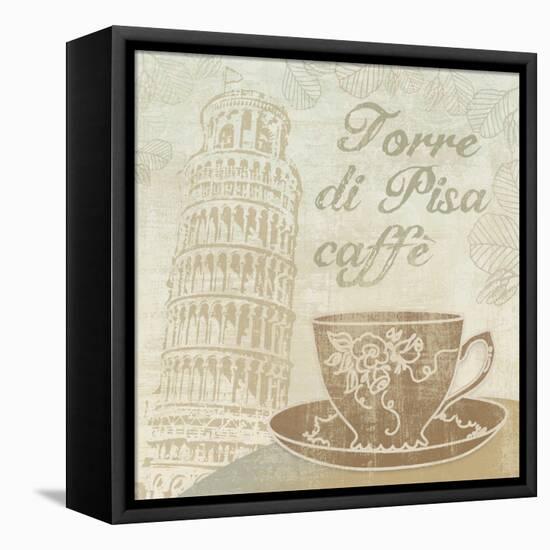 Caffe Pisa-Erin Clark-Framed Premier Image Canvas