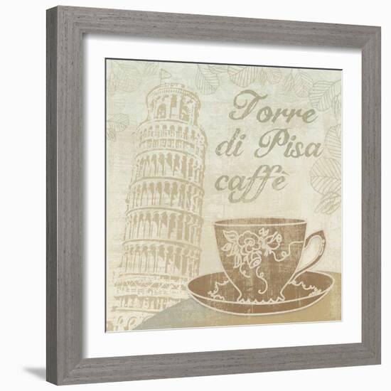 Caffe Pisa-Erin Clark-Framed Giclee Print