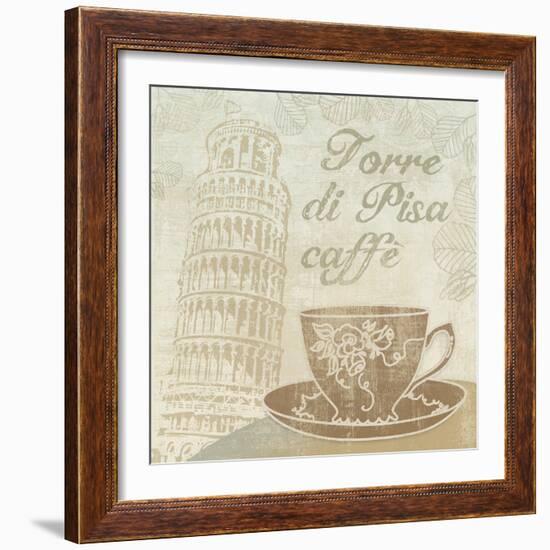 Caffe Pisa-Erin Clark-Framed Giclee Print